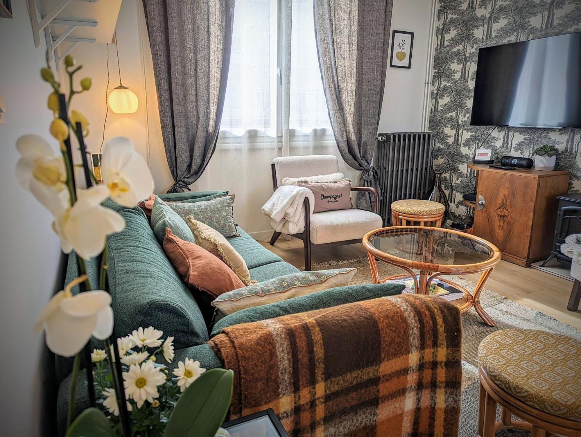 Le Cemarose: Spa, Jardin, Terrasse Et Jolie Vue Au Coeur D'Épernay Exterior foto