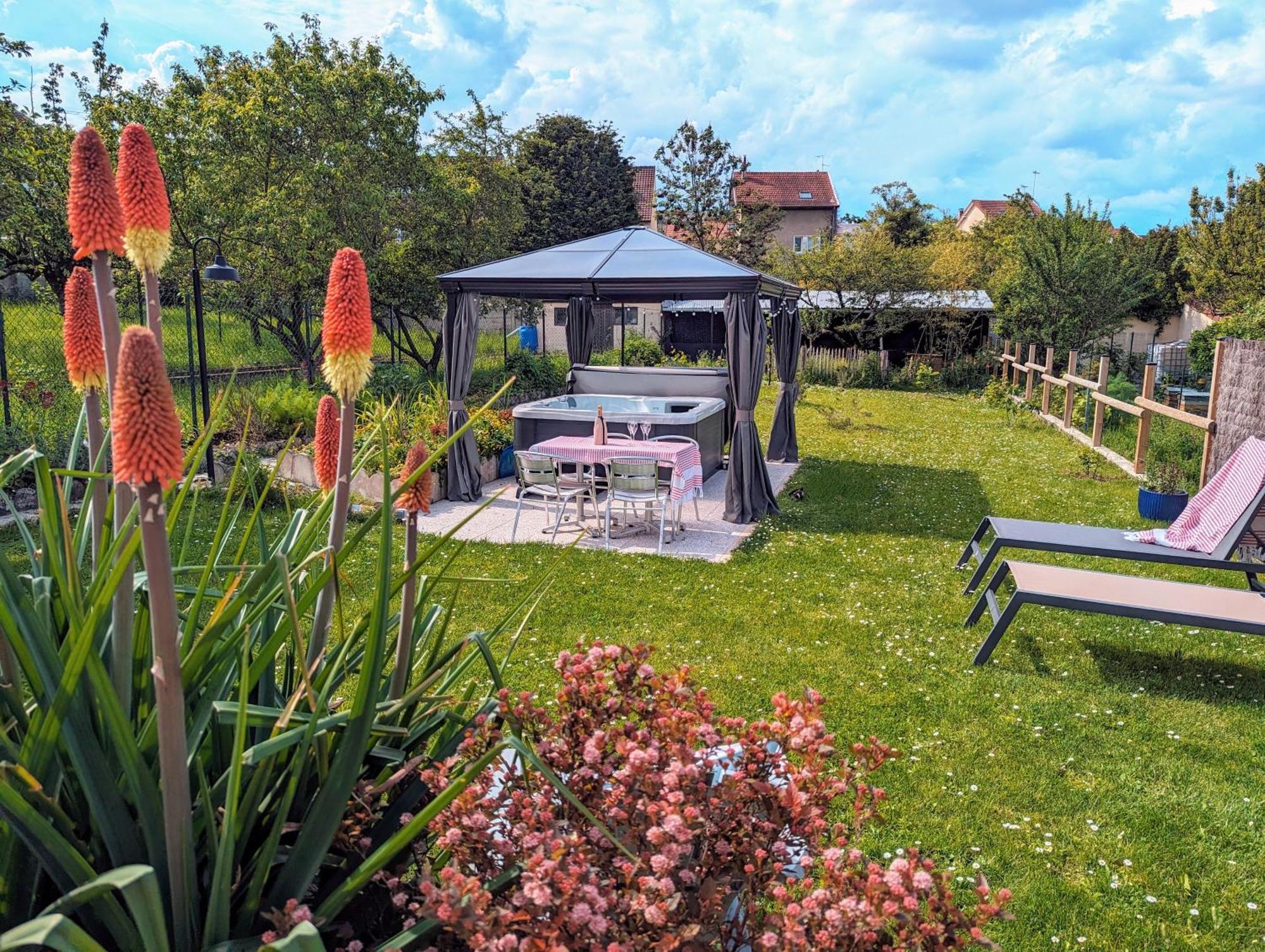 Le Cemarose: Spa, Jardin, Terrasse Et Jolie Vue Au Coeur D'Épernay Exterior foto