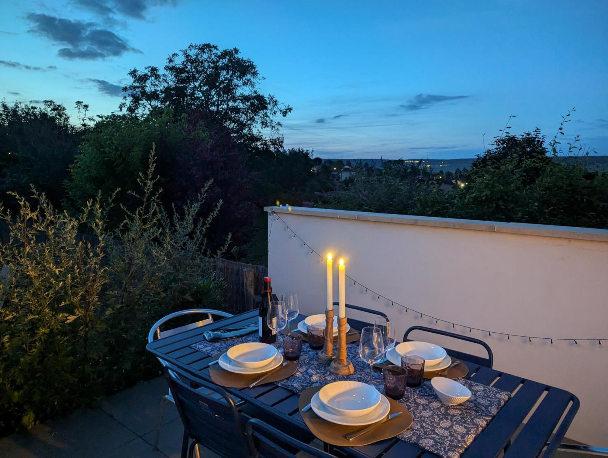Le Cemarose: Spa, Jardin, Terrasse Et Jolie Vue Au Coeur D'Épernay Exterior foto