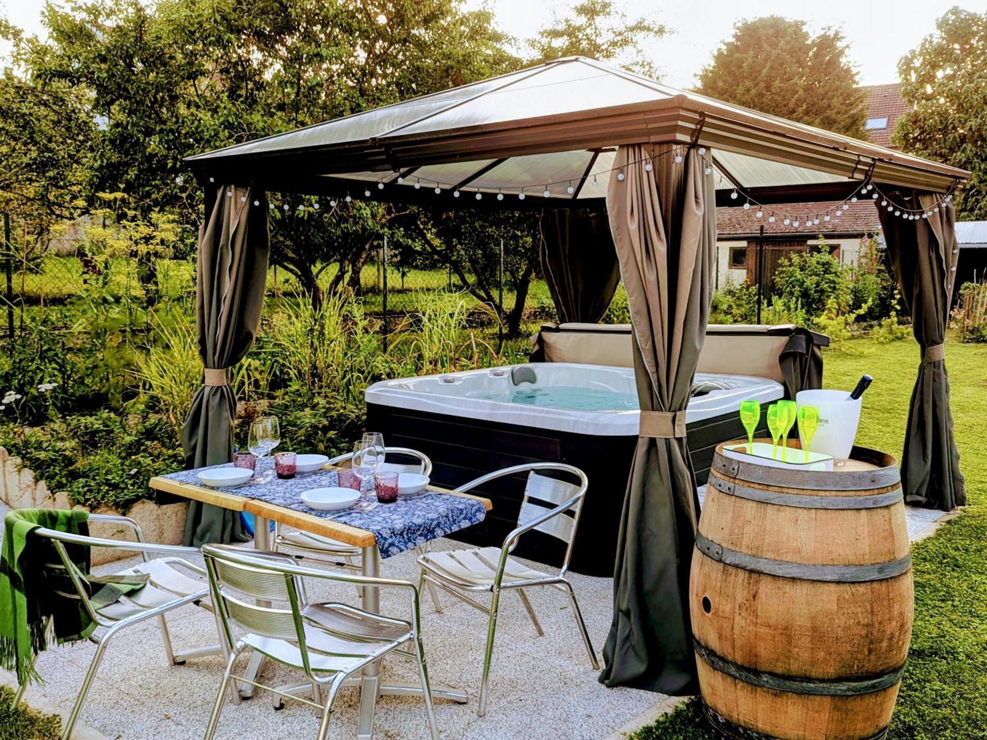 Le Cemarose: Spa, Jardin, Terrasse Et Jolie Vue Au Coeur D'Épernay Exterior foto